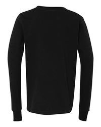 BELLA + CANVAS Youth Jersey Long Sleeve Tee - 3501Y - Black