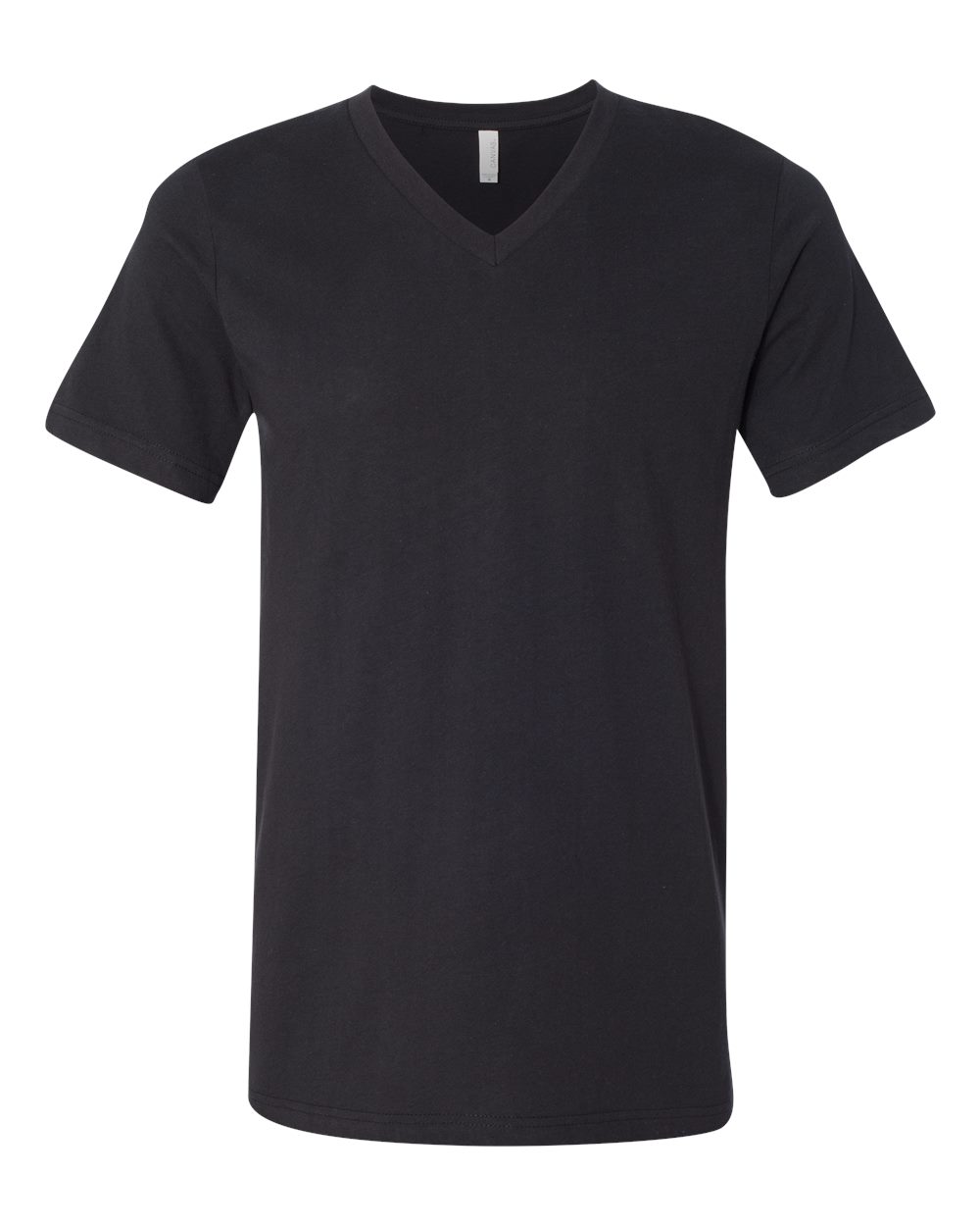 BELLA + CANVAS Unisex Jersey V-Neck Tee - 3005 - Vintage Black