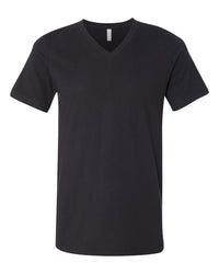 BELLA + CANVAS Unisex Jersey V-Neck Tee - 3005 - Vintage Black
