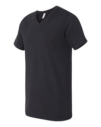 BELLA + CANVAS Unisex Jersey V-Neck Tee - 3005 - Vintage Black