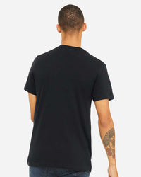 BELLA + CANVAS Unisex Jersey V-Neck Tee - 3005 - Vintage Black