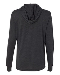BELLA + CANVAS Unisex Jersey Hooded Long Sleeve Tee - 3512 - Charcoal Black Triblend
