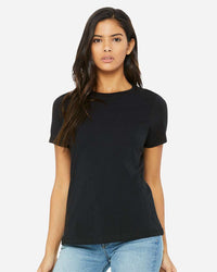 BELLA + CANVAS Women’s Relaxed Jersey Tee - 6400 - Vintage Black