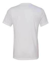 BELLA + CANVAS Unisex Triblend V-Neck Tee - 3415 - Solid White Triblend