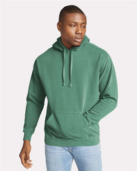Comfort Colors Unisex Garment-Dyed Hooded Sweatshirt - 1567 - Light Green