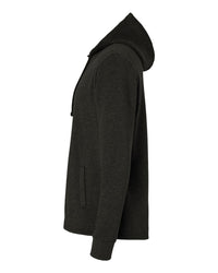 Next Level Unisex Malibu Welt Pocket Hoodie Sweatshirt - 9300 - Heather Black