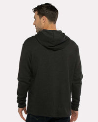 Next Level Unisex Malibu Welt Pocket Hoodie Sweatshirt - 9300 - Heather Black