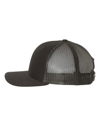 Richardson Snapback Trucker Cap - 112 - Black