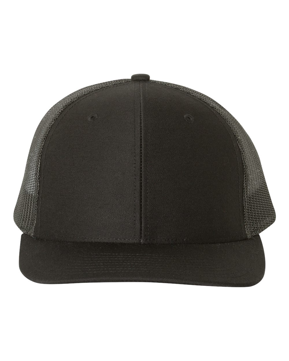 Richardson Snapback Trucker Cap - 112 - Black