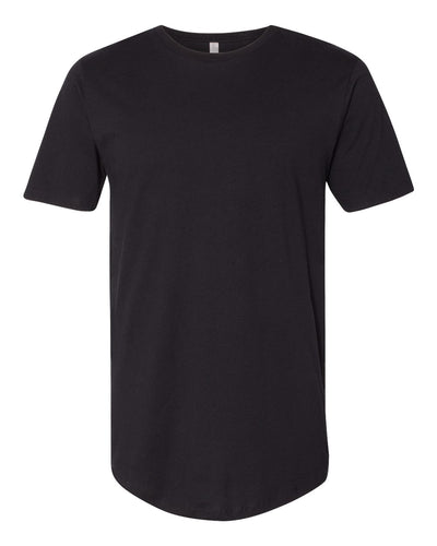 Next Level Men's Cotton Long Body T-Shirt - 3602 - Black
