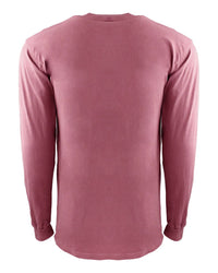 Next Level Unisex Inspired Dye Long Sleeve Pocket T-Shirt - 7451 - Smoked Paprika