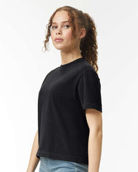 Comfort Colors Women's Garment-Dyed Heavyweight Boxy T-Shirt - 3023CL - Black