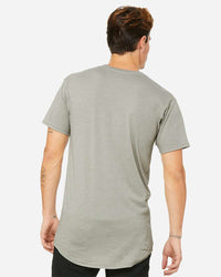 BELLA + CANVAS Men's Long Body Urban Tee - 3006 - Heather Stone