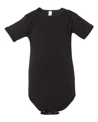 BELLA + CANVAS Infant Jersey One Piece - 100B - Black