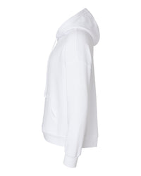 BELLA + CANVAS Unisex Sponge Fleece Drop Shoulder Hoodie Sweatshirt - 3729 - White