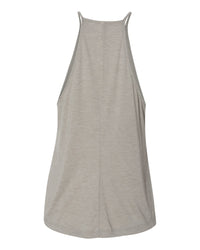 BELLA + CANVAS Women's Flowy High-Neck Tank - 8809 - Heather Stone
