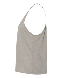BELLA + CANVAS Women's Flowy High-Neck Tank - 8809 - Heather Stone