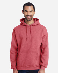 Gildan Unisex Heavy Blend™ Hooded Sweatshirt - 18500 - Heather Scarlet Red