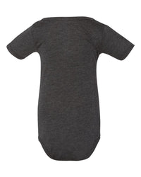 BELLA + CANVAS Infant Triblend One Piece - 134B - Charcoal Black Triblend