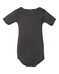 BELLA + CANVAS Infant Triblend One Piece - 134B - Charcoal Black Triblend