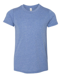 BELLA + CANVAS Youth Triblend Tee - 3413Y - Blue Triblend