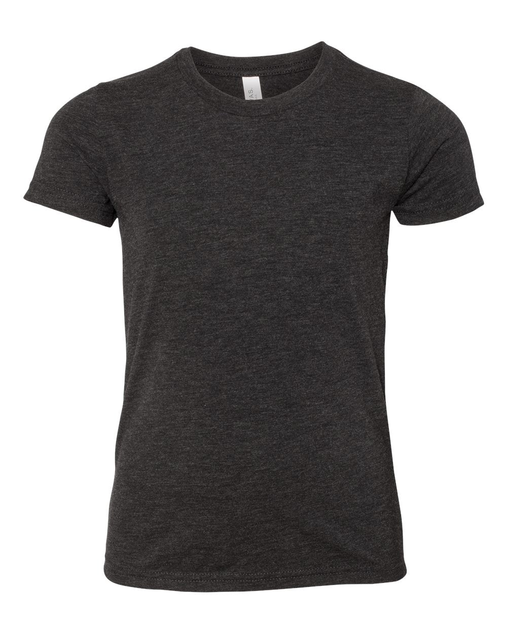 BELLA + CANVAS Youth Triblend Tee - 3413Y - Charcoal Black Triblend