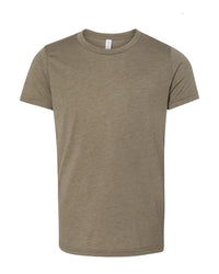 BELLA + CANVAS Youth Triblend Tee - 3413Y - Olive Triblend