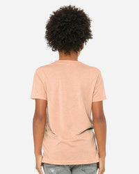 BELLA + CANVAS Youth Triblend Tee - 3413Y - Peach Triblend
