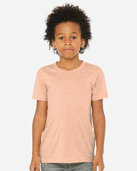 BELLA + CANVAS Youth Triblend Tee - 3413Y - Peach Triblend