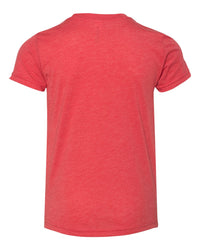BELLA + CANVAS Youth Triblend Tee - 3413Y - Red Triblend