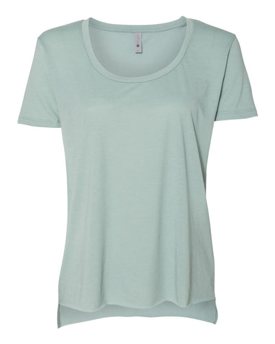 Next Level Women's Festival Scoop Neck T-Shirt - 5030 - Stonewash Green