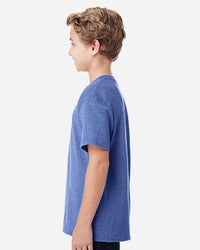Gildan Youth DryBlend® T-Shirt - 8000B - Heather Deep Royal