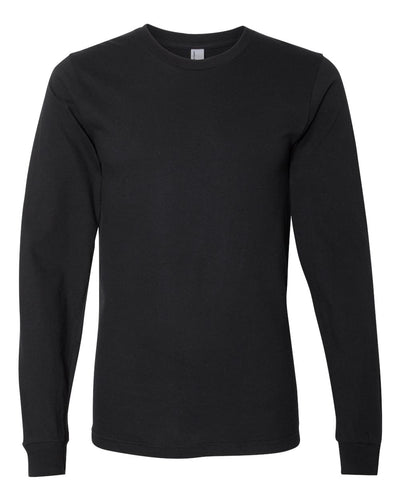 American Apparel Unisex Fine Jersey Long Sleeve Tee - 2007 - Black
