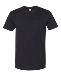 Next Level Unisex Cotton Pocket T-Shirt - 3605 - Black