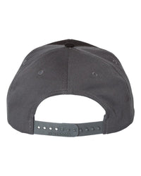 Richardson Twill Back Trucker Cap - 312 - Black/ Charcoal