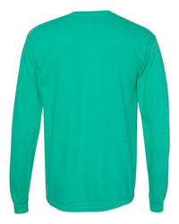 Comfort Colors Unisex Garment-Dyed Heavyweight Long Sleeve T-Shirt - 6014 - Island Green