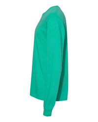 Comfort Colors Unisex Garment-Dyed Heavyweight Long Sleeve T-Shirt - 6014 - Island Green