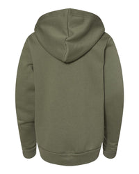BELLA + CANVAS Youth Sponge Fleece Hoodie Sweatshirt - 3719Y - Military Green