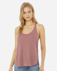 BELLA + CANVAS Women's Flowy Tank with Side Slit - 8802 - Mauve
