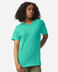 Comfort Colors Unisex Garment-Dyed Heavyweight Pocket T-Shirt - 6030 - Island Green