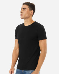 BELLA + CANVAS CVC Jersey Tee - 3001CVC - Solid Black Blend