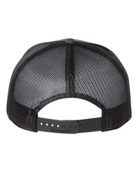 Richardson Seven-Panel Trucker Cap - 168 - Charcoal/ Black
