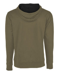 Next Level Unisex Laguna Hoodie Sweatshirt - 9301 - Military Green/ Black