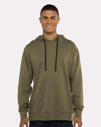 Next Level Unisex Laguna Hoodie Sweatshirt - 9301 - Military Green/ Black