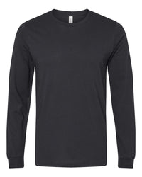 BELLA + CANVAS Unisex Jersey Long Sleeve Tee - 3501 - Vintage Black