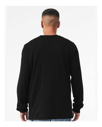 BELLA + CANVAS Unisex Jersey Long Sleeve Tee - 3501 - Vintage Black