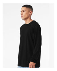 BELLA + CANVAS Unisex Jersey Long Sleeve Tee - 3501 - Vintage Black