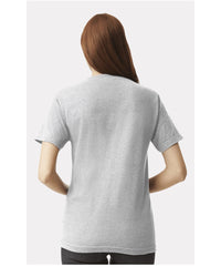 American Apparel Unisex Heavyweight Cotton Tee - 1301 - Heather Grey