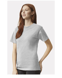 American Apparel Unisex Heavyweight Cotton Tee - 1301 - Heather Grey