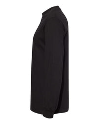 American Apparel Unisex Heavyweight Cotton Long Sleeve Tee - 1304 - Black